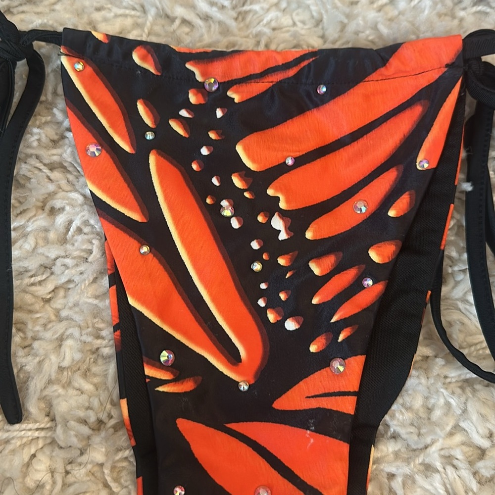 Fashion nova butterfly kisses rhinestone bikini S - Picture 6 of 6